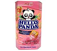 Hello Panda Biscuit with Strawberry Flavoured Filling (10 x 50g)