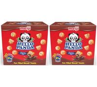 Hello Panda Chocolate Biscuits - 2 Box Bundle, 1.26 Kg - Snack Pack 2 x 30 x 21g Gift Idee®