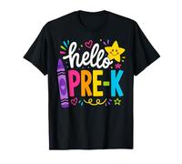 Hello Pre-K Back to School Pre-Kindergarten Teacher Student T-Shirt