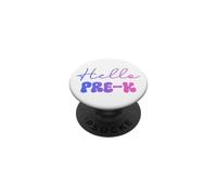 Hello Pre-K for preschool students and teachers boys & girls PopSockets Adhesive PopGrip