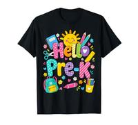 Hello Pre-K Girl Cute School Supplies Back to School T-Shirt
