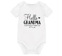 Hello Pregnancy Announcement Ideas For Grandparents Grandma Personalised Baby Grow Reveal Nanny Nana To Be Vest Onesie Due 2025