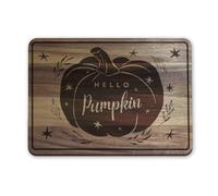 Hello Pumpkin Chopping Board 01: Fall Kitchen Decor, Autumnal Home Decor, Fall Gift, Halloween Serving Board, Cosy Seasonal Home Accessories