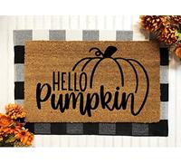 Hello Pumpkin Hello Pumpkin Doormat Pumpkin Doormat Doormat Fall Decor Fall Door Mat Thanksgiving Decor Hey There Pumpkin Doormat Machine Washable Shoe Mat Porch Decor 23.6x15.7 Inch