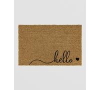 Hello Scribble Heart Doormat