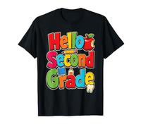 Hello Second Grade Back to School Elementary Kids Gift T-Shirt