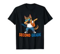 Hello Second Grade Back to School German Shepherd Dog Funny Value Graphic T-Shirt