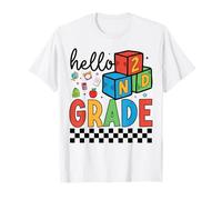 Hello Second Grade Back To School Girly 2nd Grade Teacher T-Shirt