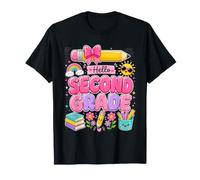 Hello Second Grade First Day of School Girl Bow Graphic T-Shirt