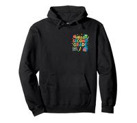 Hello Second Grade Funny Back to School Student Teacher Art Pullover Hoodie