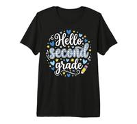 Hello Second Grade Student First Day of School Premium T-Shirt