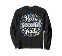 Hello Second Grade Student First Day of School Sweatshirt