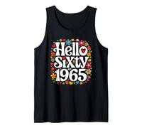 Hello Sixty Est 1965 Happy 60th Birthday For Women Tank Top