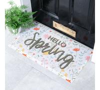 Artsy Doormats Multi Hello Spring Doormat (70 X 40Cm), Multi