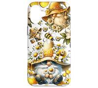 Hello Spring Gnome With Honeycomb Hat And Cute Daisy Flowers Case for iPhone 16 Plus