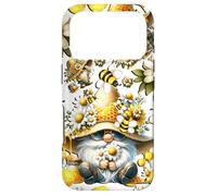 Hello Spring Gnome With Honeycomb Hat And Cute Daisy Flowers Case for iPhone 17 Pro