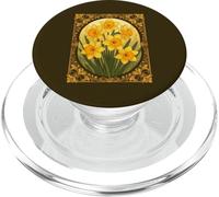 Hello Spring The Cheerful March Daffodil PopSockets PopGrip for MagSafe