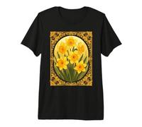 Hello Spring The Cheerful March Daffodil Premium T-Shirt