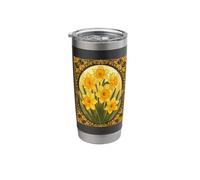 Hello Spring The Cheerful March Daffodil Stainless Steel Insulated Tumbler