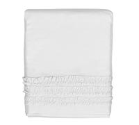 Hello Spud - Crib Skirt Petite Ruffle White - Cotton - 15 Inch Drop