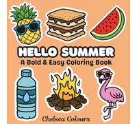 Hello Summer: A Bold & Easy Coloring Book