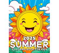 Hello Summer Colouring Book for Kids Ages 4-8: Fun and Easy Summer Colouring Pages with Beaches, Ice Cream, Cute Animals, and Holiday Activities for Boys and Girls