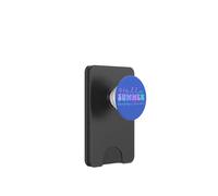 Hello Summer Goodbye School Soft Gradient Lettering Blues PopSockets PopWallet for MagSafe