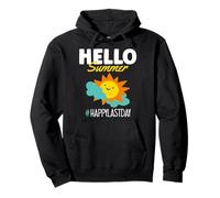 Hello Summer Happy Last Day Sunshine Joy Pullover Hoodie