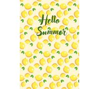 Hello Summer: lemon notebook journal