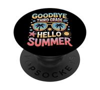Hello Summer School's Out Goodbye Third Grade Youth PopSockets Adhesive PopGrip