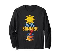 Hello Summer Squad Brick Builder Building Block Beach Long Sleeve T-Shirt