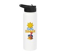 Hello Summer Squad Brick Builder Building Block Beach Stainless Steel Insulated Water Bottle