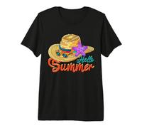 Hello Summer Squad Brick Builder Building Block Beach Trip Premium T-Shirt