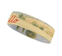 Hello Summer Sunshine Sports Sweatband 15" Polyester Hairband Absorbent Quick-Dry Headband for Running, Yoga