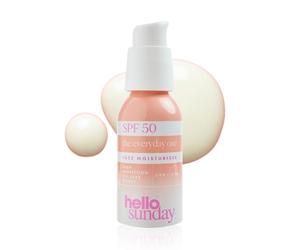 Hello Sunday The Everyday One Face Moisturiser 50ml | SPF 50 Hydrating Daily Cream | Winter Skincare Protection & Gifting Idea