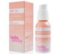 Hello Sunday The Everyday One SPF50 Face Moisturiser with Hyaluronic Acid & Vitamin C | Lightweight, Hydrating, Fragrance Free, Hypoallergenic & Non Greasy | Broad Spectrum UVA/UVB Protection | 50ml