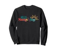 Hello Sunshine Retro Summer Vibes Sweatshirt