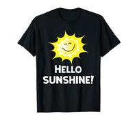 Hello Sunshine sunny smiling sun fun t-shirt T-Shirt
