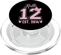 Hello Ten EST 2014 12th Birthday Coquette Bow 12 Year Girls PopSockets PopGrip for MagSafe