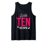 Hello Ten EST.2016 Cute Birthday Celebration Tank Top