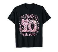 Hello Ten Est 2016 Leopard Design T-Shirt