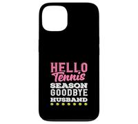 Hello Tennis Season Goodbye Husband Tennis Player Case for iPhone 13