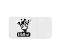 'Hello There Cute Giraffe' Pill Box with Tablet Splitter (PI00034776)