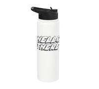 Hello There | Hi OBI Nothing to See Here Stainless Steel Insulated Water Bottle