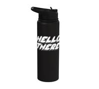 Hello There | Hi OBI Nothing to See Here Stainless Steel Insulated Water Bottle