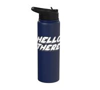 Hello There | Hi OBI Nothing to See Here Stainless Steel Insulated Water Bottle