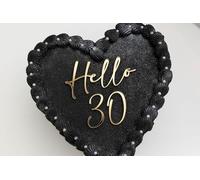 Hello Thirty Cake Topper Gold 30th Birthday Cake Decorations Happy 30th Birthday Anniversary Party Decorations Supplies For Men Women Happy Birthday Party Supplies