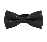 Hello Tie Men's Bowtie Skull Pattern Design Bow Ties, black, One Size