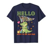Hello Toddler Happy to See Your Face Alligator Student T-Shirt