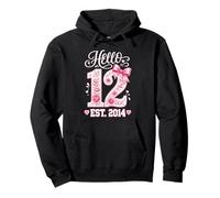 Hello Twelve Floral Est 2014 Pullover Hoodie